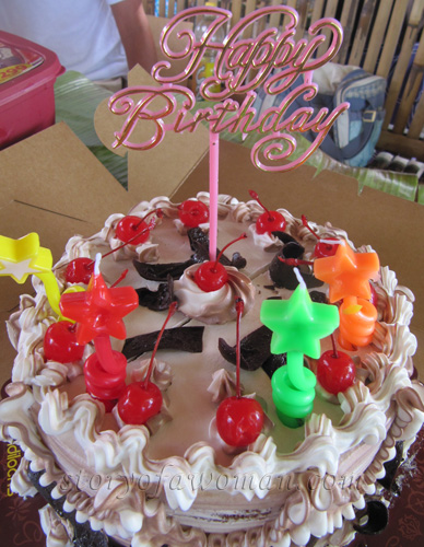4th Birthday Cake, Choco Cherry Torte